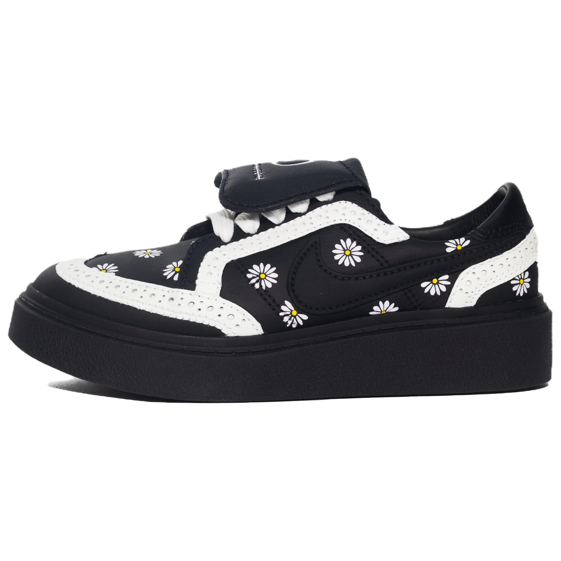 (Women) Custom Nike x Peaceminusone Kwondo 4.0 G-Dragon Daisy Low Shoes Retro Casual Women DH2482-101 (Team1050-Sunny Side).