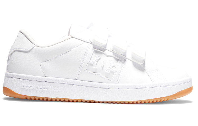 Order DC Shoes 美式復古 純色簡約低筒休閒板鞋 女款 白色 粉色