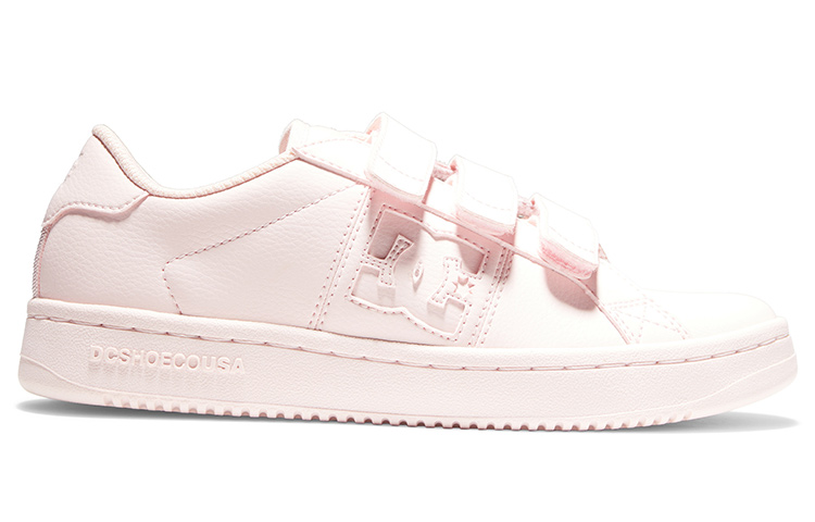 Sizing DC Shoes 美式復古 純色簡約低筒休閒板鞋 女款 白色 粉色