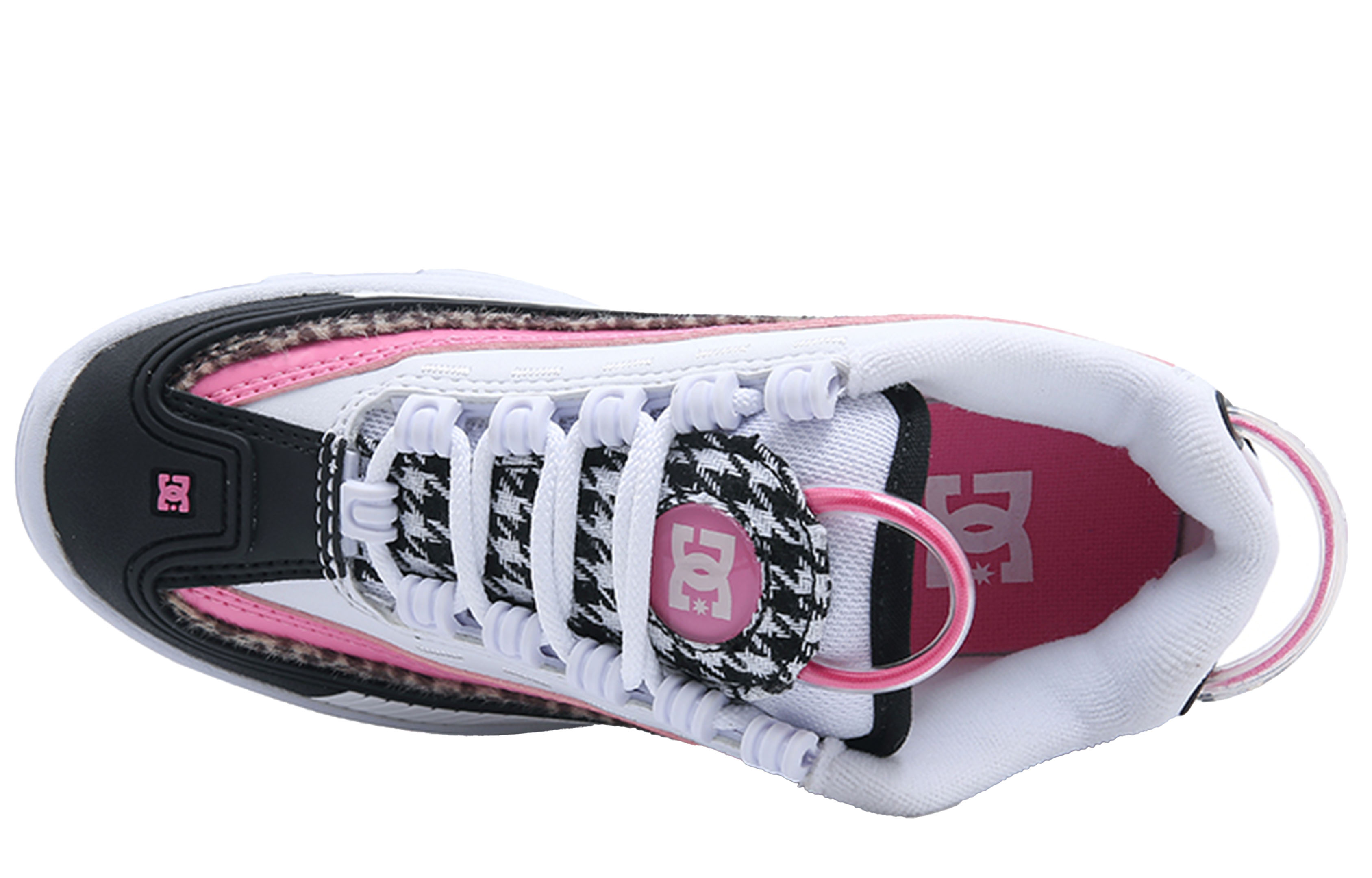 (W) DC Shoes Cousa 'Retro Casual Daddy Shoes Pink White' 圖 3