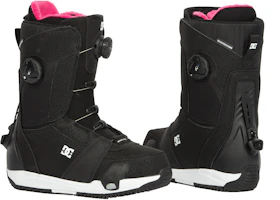 Shop DC 雪板鞋 LOTUS STEP ON 單板滑雪快穿系統一腳蹬保暖全能防滑耐磨成人裝備 女款 黑色