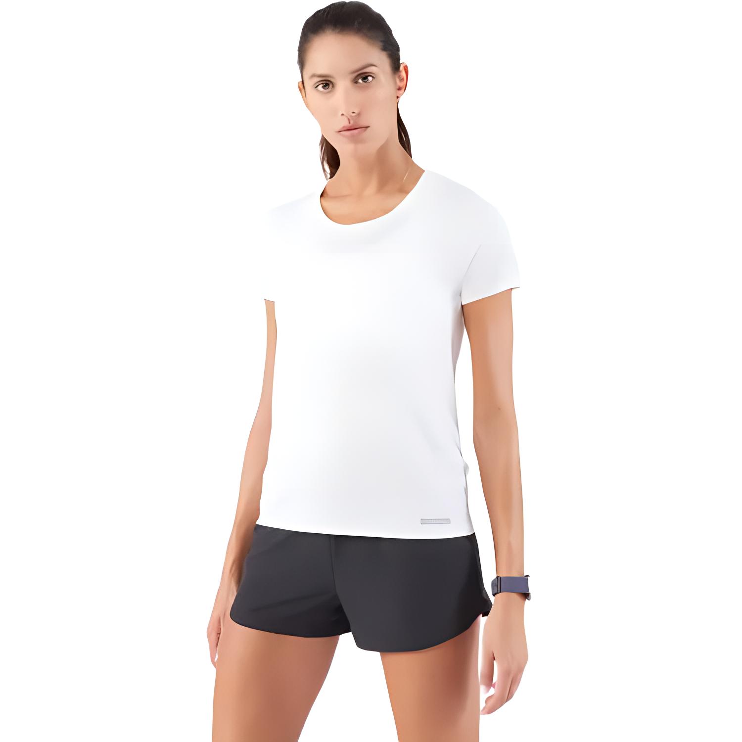 (Women) Decathlon 100 Series Lightweight Breathable White Short-Sleeve Top 8817402