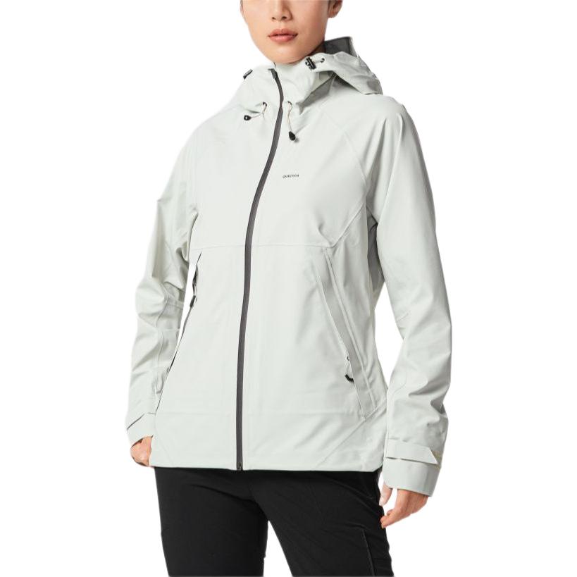 (Women) DECATHLON MH500 Waterproof Windproof Hiking Jacket - Lunar Gray 8788935