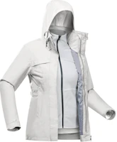 (Women) DECATHLON NH100 Women’s 3-in-1 Waterproof Windproof Hiking Jacket - Gray. 8583871 (Women) DECATHLON NH100 Women’s 3-in-1 Waterproof Windproof Hiking Jacket - Gray. 8583871
