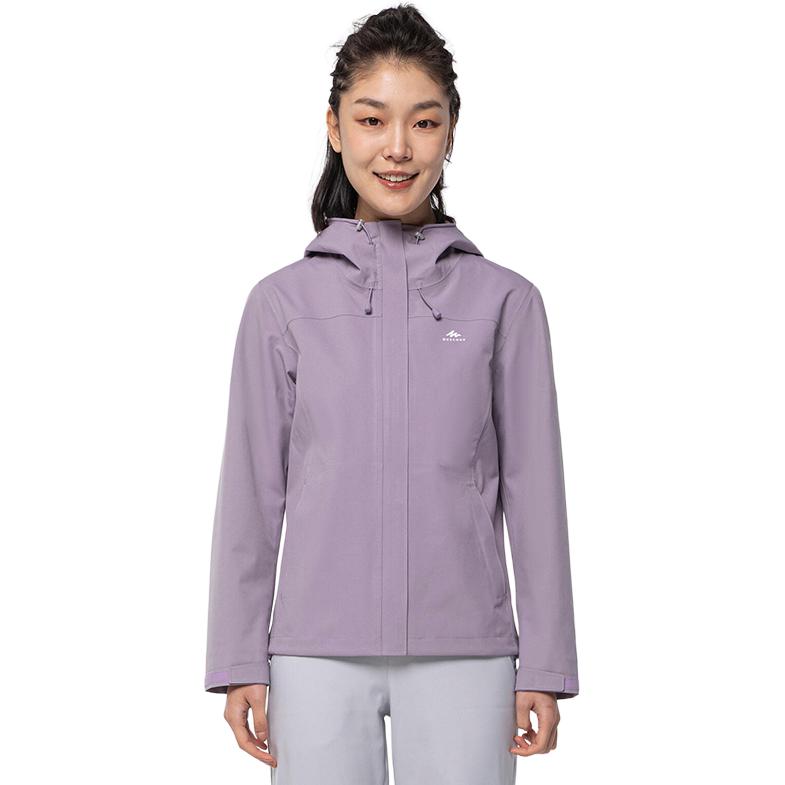 (Women) DECATHLON Waterproof Windbreaker Jacket Purple 8640296