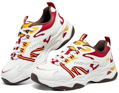 (W) Skechers D'LITES 4.0 'Putih Merah' 800006-NTRD Shop (W) Skechers D'LITES 4.0 'Putih Merah' 800006-NTRD