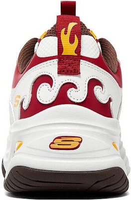 (W) Skechers D'LITES 4.0 'Putih Merah' 800006-NTRD Details for (W) Skechers D'LITES 4.0 'Putih Merah' 800006-NTRD