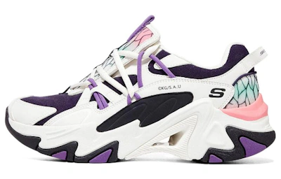 (Women) Skechers x Demon Slayer 'White Black Purple'