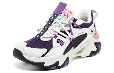 (Women) Skechers x Demon Slayer 'White Black Purple'