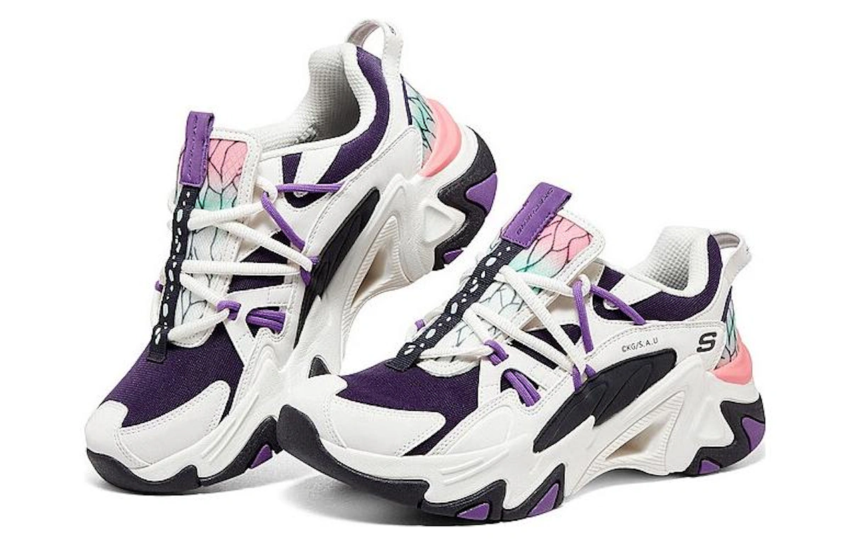 (Women) Skechers x Demon Slayer 'White Black Purple'