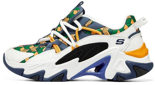 鬼滅之刃 x Skechers Stamina V3 機甲鞋三代 舒適時尚老爹鞋 女款 白黑綠 鬼滅之刃聯名 Buy 鬼滅之刃 x Skechers Stamina V3 機甲鞋三代 舒適時尚老爹鞋 女款 白黑綠 鬼滅之刃聯名