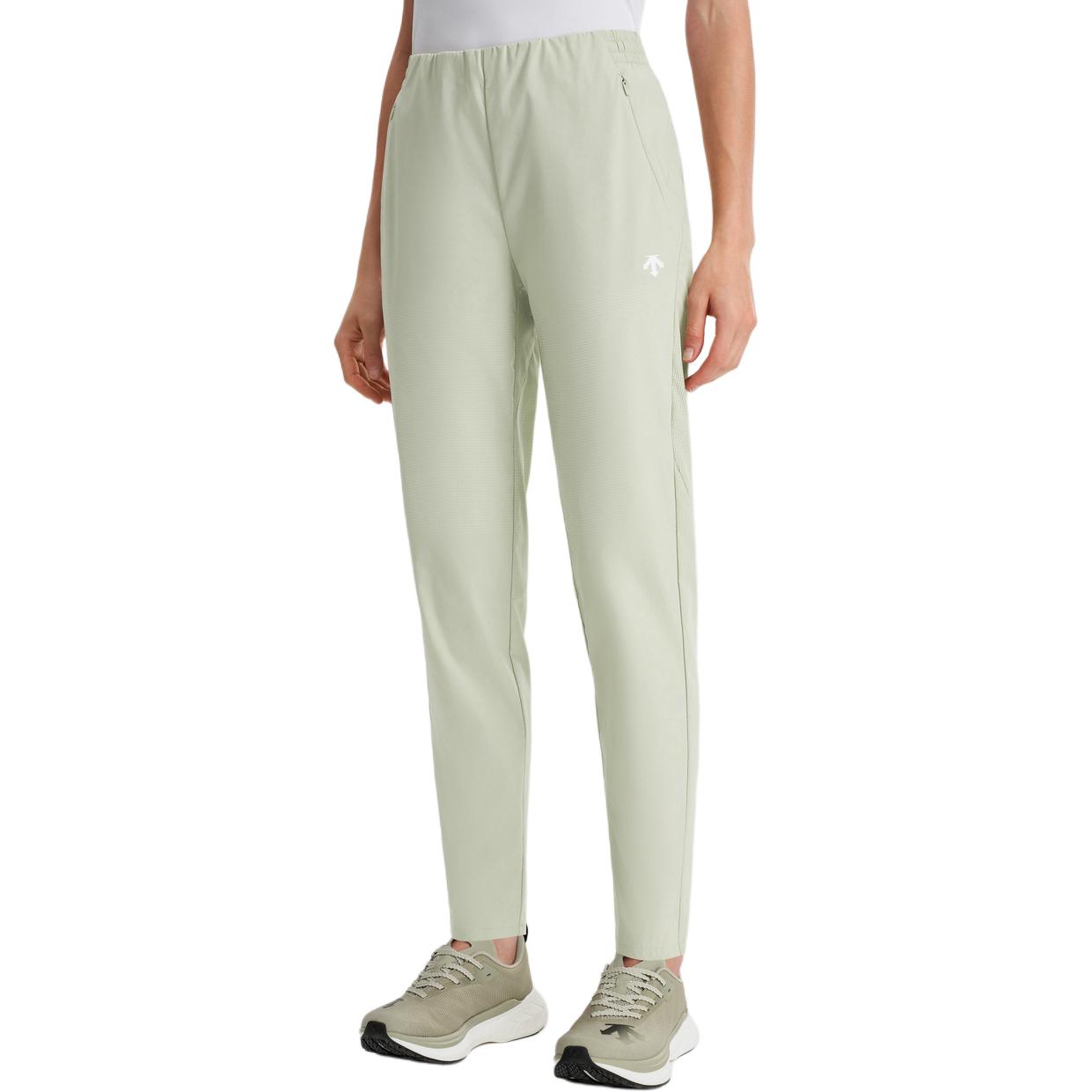 (Women) DESCENTE  Breathable Knit Training Pants - Solid Color, Sporty Style D4232TPT35