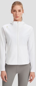 (W) デサント 無地 フード付き ジップ ウィンドブレーカー サンプロテクション ジャケット D4332TFT30 1