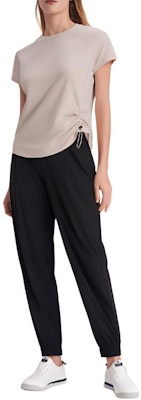 (Women) DESCENTE Studio Lightweight Breathable Woven Sports Pants. D4332GPT22 Details for (Women) DESCENTE Studio Lightweight Breathable Woven Sports Pants. D4332GPT22
