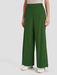 (W) DESCENTE Studio Seluar Sukan Kasual Fit Longgar Tenunan D4332GPT20 1