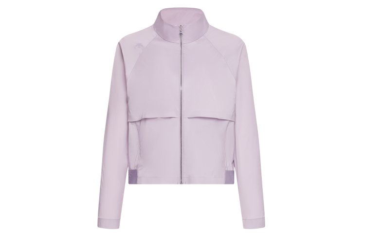 Sizing (W) DESCENTE Studio Series 輕薄透氣皮膚夾克織物上衣。 D4232GWB22