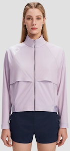 (W) DESCENTE Studio Series 輕薄透氣皮膚夾克織物上衣。 D4232GWB22 1