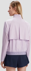 (W) DESCENTE Studio Series 輕薄透氣皮膚夾克織物上衣。 D4232GWB22 2