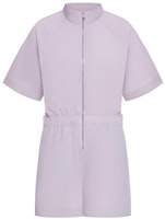 (Women) DESCENTE Studio Series Purple Woven Short-Sleeve Jumpsuit. D4232GWL26 (Women) DESCENTE Studio Series Purple Woven Short-Sleeve Jumpsuit. D4232GWL26