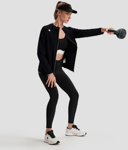 (W) デサント トレーニングニットジャケット - ミニマルな無地スポーツウェア D4232TFT38-1 3