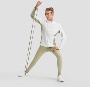 (W) デサント トレーニングニットジャケット - ミニマルな無地スポーツウェア D4232TFT38-1 Details for (W) デサント トレーニングニットジャケット - ミニマルな無地スポーツウェア D4232TFT38-1