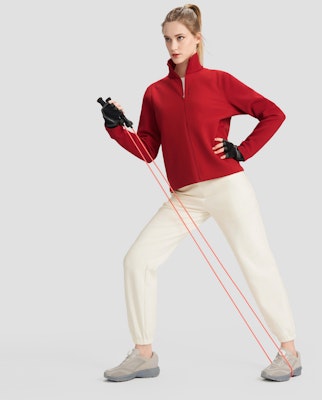 (Women) DESCENTE Training Knit Sports Jacket D4132TFT31 8