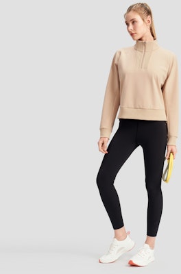 (Women) DESCENTE Training Loose Knit Pullover Long Sleeve T-Shirt. D4132THT34 3