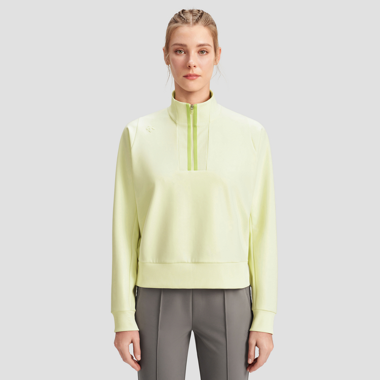 Shop (W) DESCENTE 训练宽松针织长袖T恤。 D4132THT34