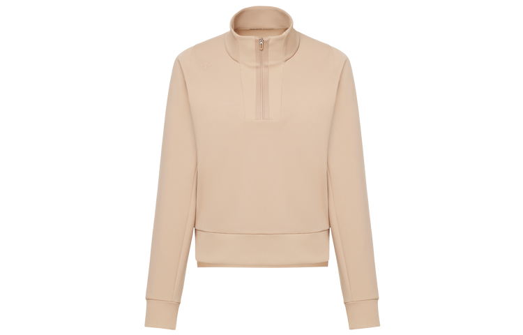 Sizing (W) DESCENTE 训练宽松针织长袖T恤。 D4132THT34