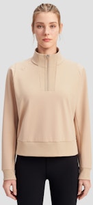 (W) DESCENTE Training Loose Knit Pullover Lengan Panjang T-Shirt. D4132THT34 1