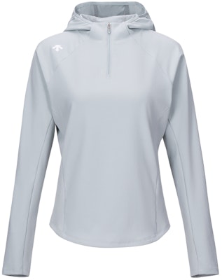(Women) DESCENTE Training Soft Half-Zip Knit Hoodie D4332THD33 4