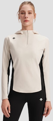 (Women) DESCENTE Training Soft Half-Zip Knit Hoodie D4332THD33 Shop (Women) DESCENTE Training Soft Half-Zip Knit Hoodie D4332THD33