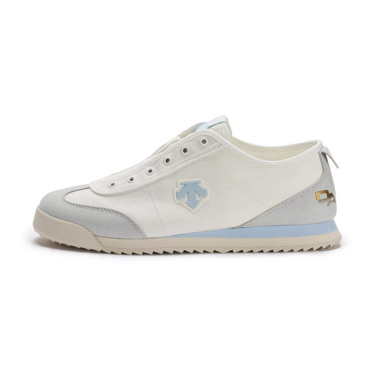 (Women) DESCENTE Chron SLIP ON Retro Canvas Low-Cut Sneakers Glacier Blue D4332LSN25-LB