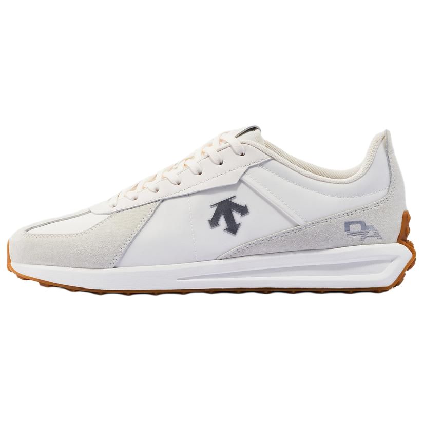 (Women) DESCENTE Chron Trainer Casual Shoes White/Grey - Stylish & Slip-Resistant. D5232LSN15-WT