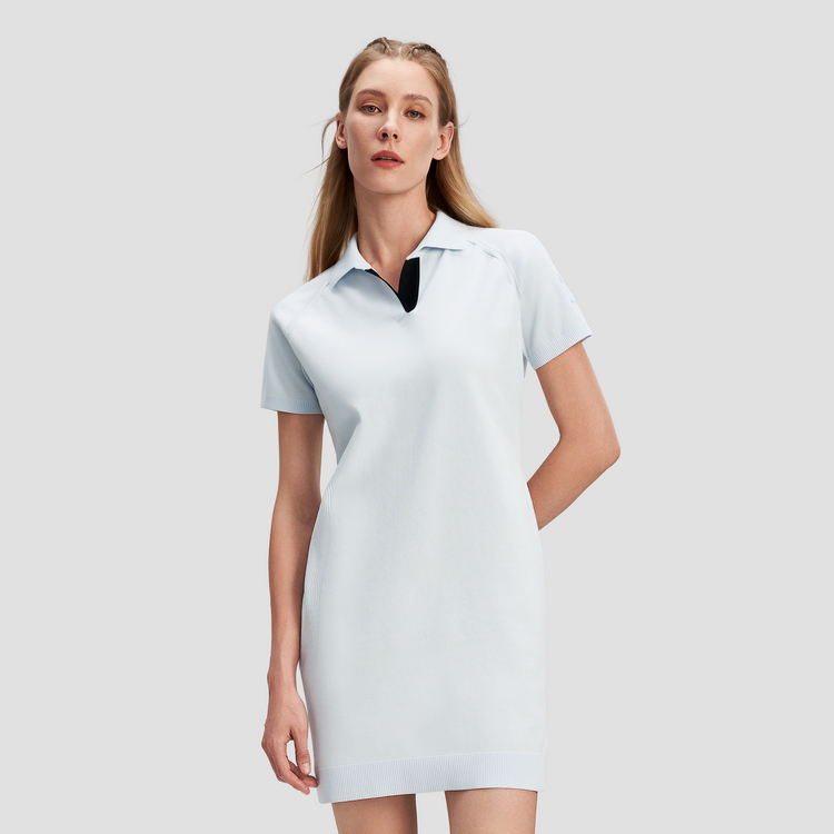 Purchase (W) DESCENTE Dualis Baju Knit Longgar Leher V untuk Perjalanan Bandar D4392DOP70