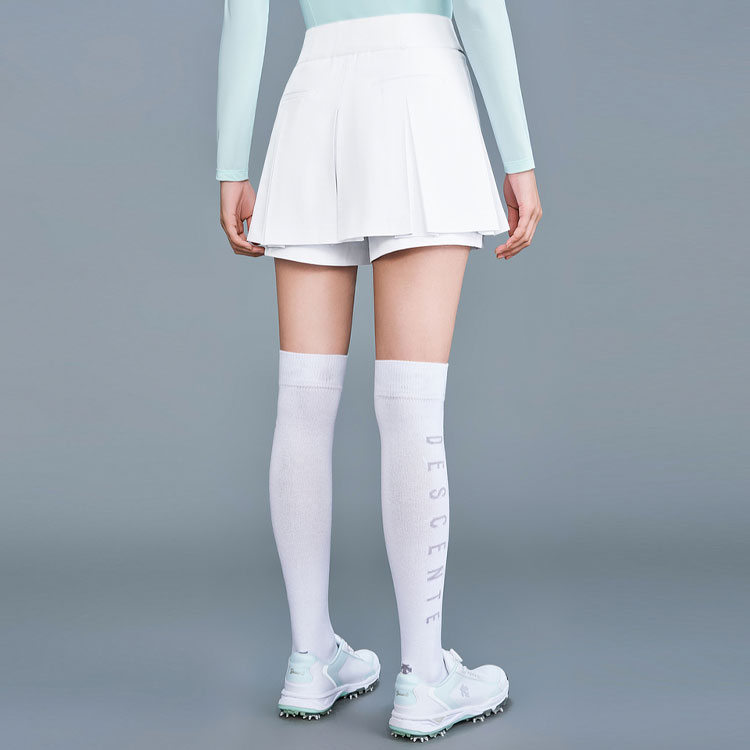 Shop (W) DESCENTE FIELD Skirt Golf Sukan Tengah Pinggang Lurus untuk Wanita. G333WFSK92