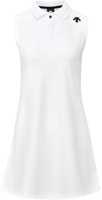 (Women) DESCENTE FIELD Golf Sleeveless Knitted Solid Dress with Logo. G421WFOP59 Order (Women) DESCENTE FIELD Golf Sleeveless Knitted Solid Dress with Logo. G421WFOP59