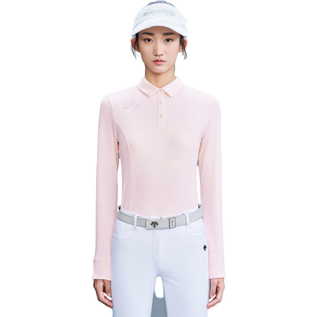 Purchase (W) DESCENTE FIELD Siri Polo Lengan Panjang Bernafas T-Shirt. G333WFTL92