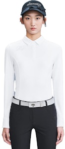(W) DESCENTE FIELD Siri Polo Lengan Panjang Bernafas T-Shirt. G333WFTL92 1