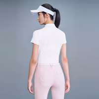 Purchase (W) DESCENTE FIELD系列 透氣素色高爾夫球 Polo衫. G333WFTS74