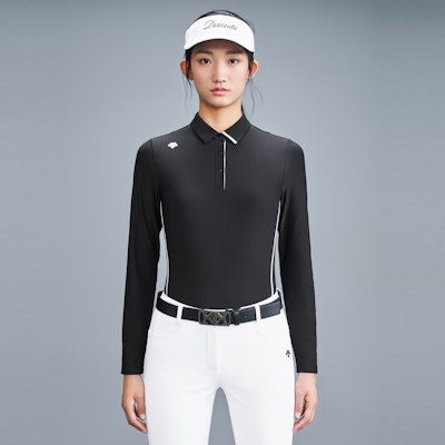 (Women) DESCENTE FIELD Series Plain Pullover Sports Long Sleeve Tee FW23 G333WFTL91 Details for (Women) DESCENTE FIELD Series Plain Pullover Sports Long Sleeve Tee FW23 G333WFTL91