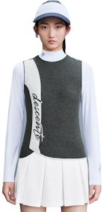 (W) DESCENTE FW23 FIELD Knit Vest Wanita - Gaya Pullover Warna Berblok. G333WFKV91 Order (W) DESCENTE FW23 FIELD Knit Vest Wanita - Gaya Pullover Warna Berblok. G333WFKV91