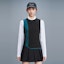 Details for (W) DESCENTE FW23 FIELD Knit Vest Wanita - Gaya Pullover Warna Berblok. G333WFKV91