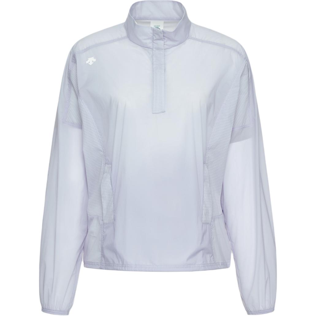 (Women) DESCENTE G-ARC  Lightweight Half-Zip Letter Print Adjustable Jacket D3222TWB42