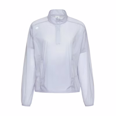 (Women) DESCENTE G-ARC Lightweight Half-Zip Letter Print Adjustable Jacket D3222TWB42