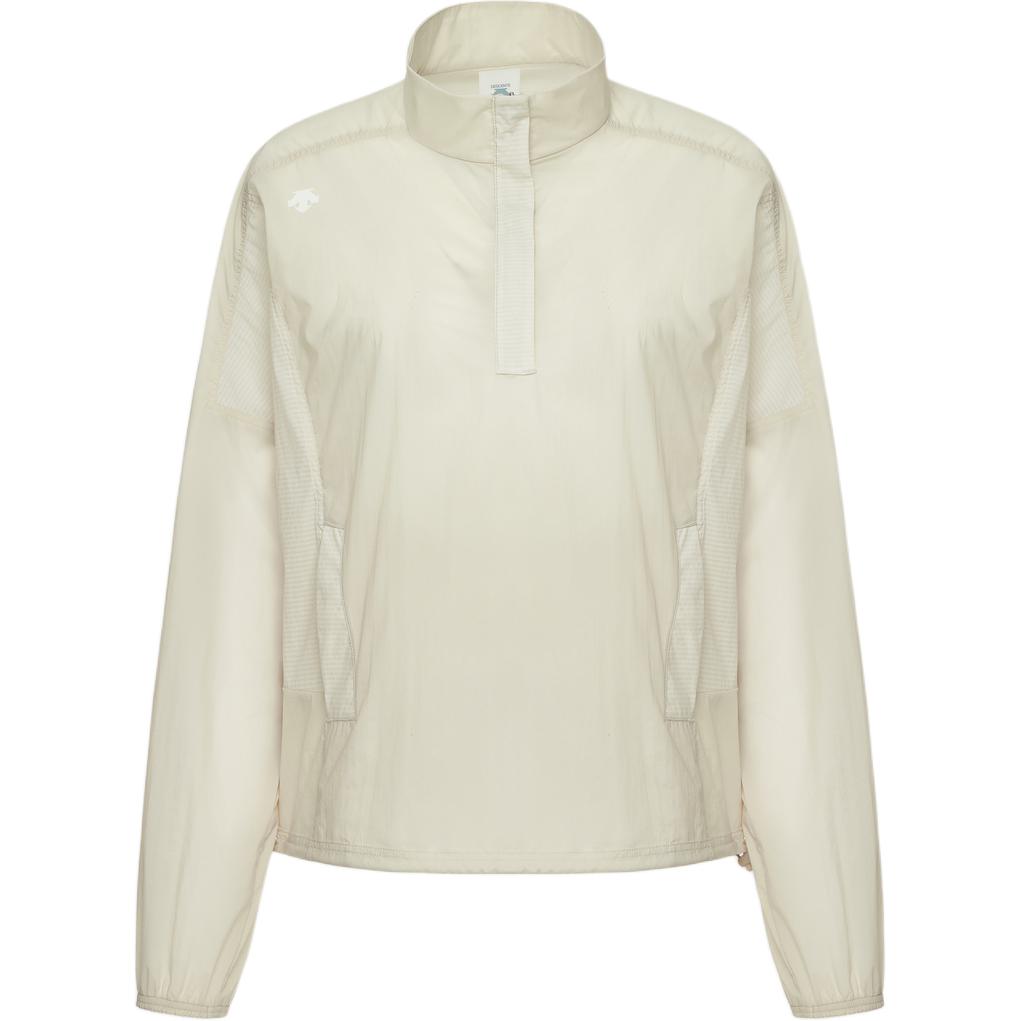 Order (W) デサント G-ARC 軽量 ハーフジップ レタープリント 調節可能 ジャケット D3222TWB42