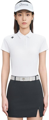 (Women) DESCENTE Golf Logo Sunproof Breathable Short Sleeve Polo Shirt. G433WPTS61 5