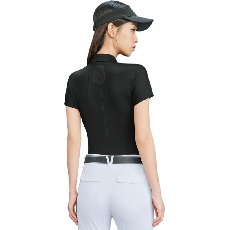 Details for (W) デサント ゴルフ ロゴ サンプロテクト 通気性 半袖 ポロシャツ G433WPTS61