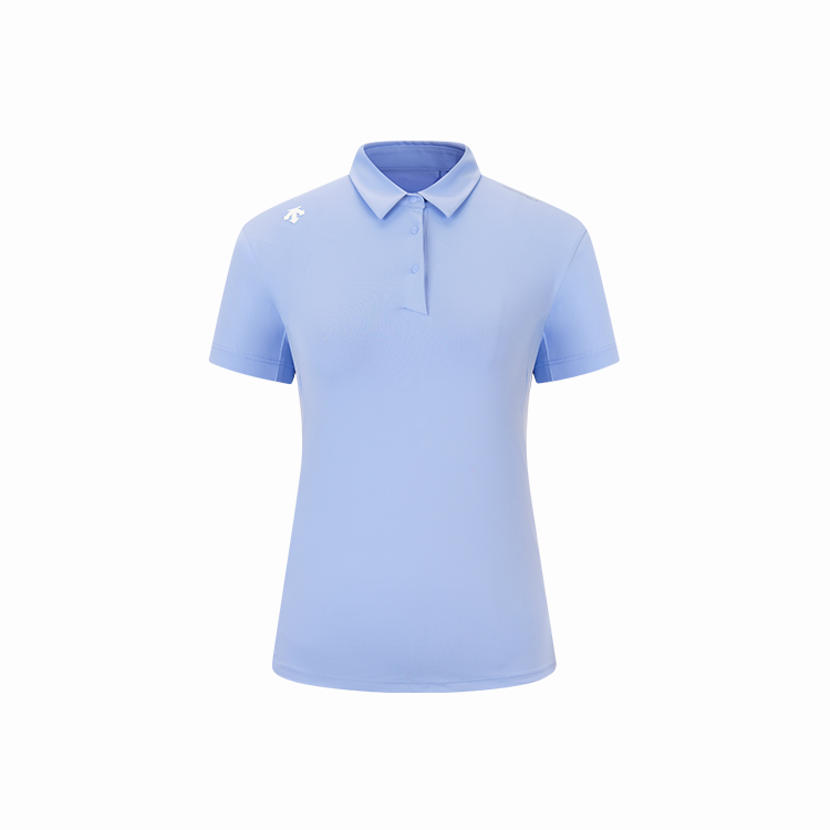 Sizing (W) デサント ゴルフ ロゴ サンプロテクト 通気性 半袖 ポロシャツ G433WPTS61