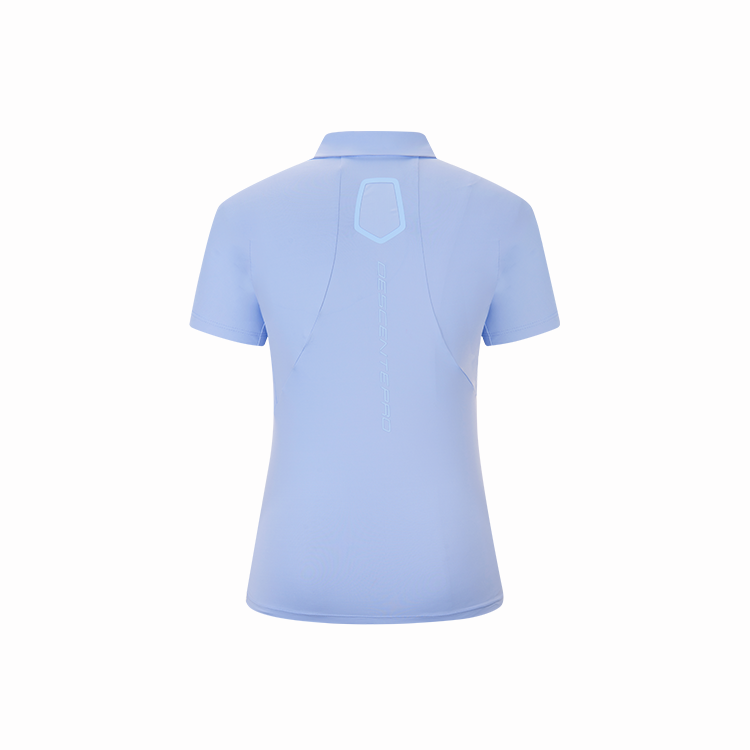 Cheap (W) デサント ゴルフ ロゴ サンプロテクト 通気性 半袖 ポロシャツ G433WPTS61